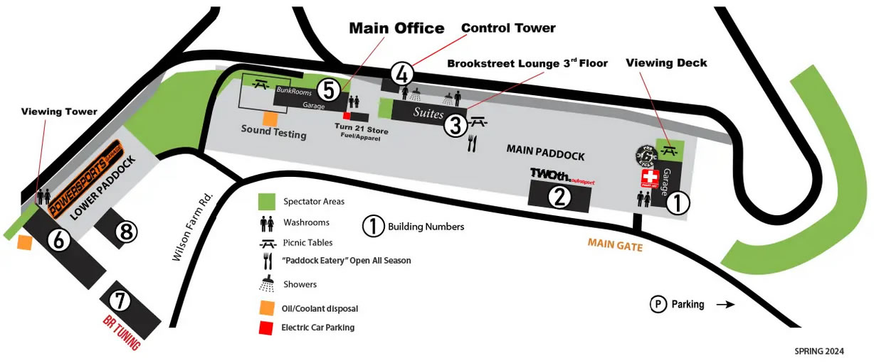 CALABOGIE Motorsport Park Facilities